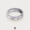 Love Palladium Plated 925 Sterling Silver Ring with Diamond “Mali Siwaa Ruhi”